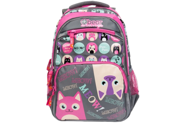 Display of school bags by Chennai manufacturers, illustrating a range of designs and colors tailored for student needs.
