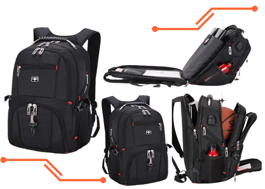 A collection of various bags displayed, showcasing the craftsmanship of bag manufacturers in Chennai.